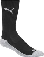 PUMA mens 6 Pack Crew Socks