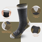 Wool Socks Mens - Extra Thick Winter Warm Merino Thermal Socks for Men