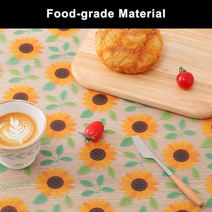 Cooyes Shelf Liner – Premium Non-Adhesive Cabinet & Drawer Liner for Kitchen – Waterproof Shelf Paper with Modern Pattern – Durable EVA Cabinet Mat – Easy to Cut