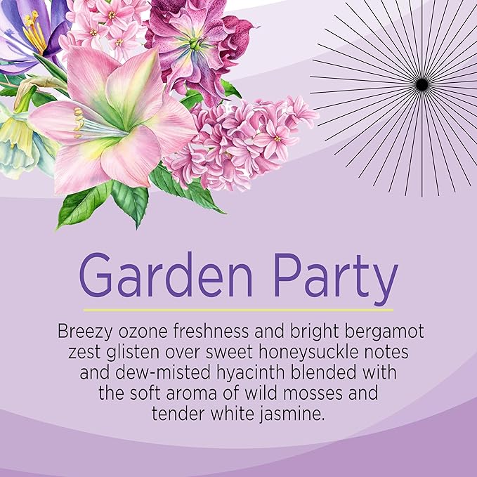 Citrus Magic Limited Edition Odor Eliminating Air Freshener Spray, Garden Party, 3-Ounce, Pack of 3