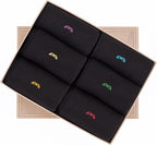 Men’s Dress and Trouser Socks – Premium Rayon Made From Bamboo, Crew Socks (6 pair + Gift box)