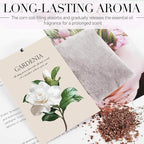 Gardenia Scented Sachet Bags - 12 Pack Closet Freshener Odor Eliminator, Long Lasting Home Fragrance for Drawers, Wardrobes & Cars, House Smell Good Products, Air Freshener for Closet