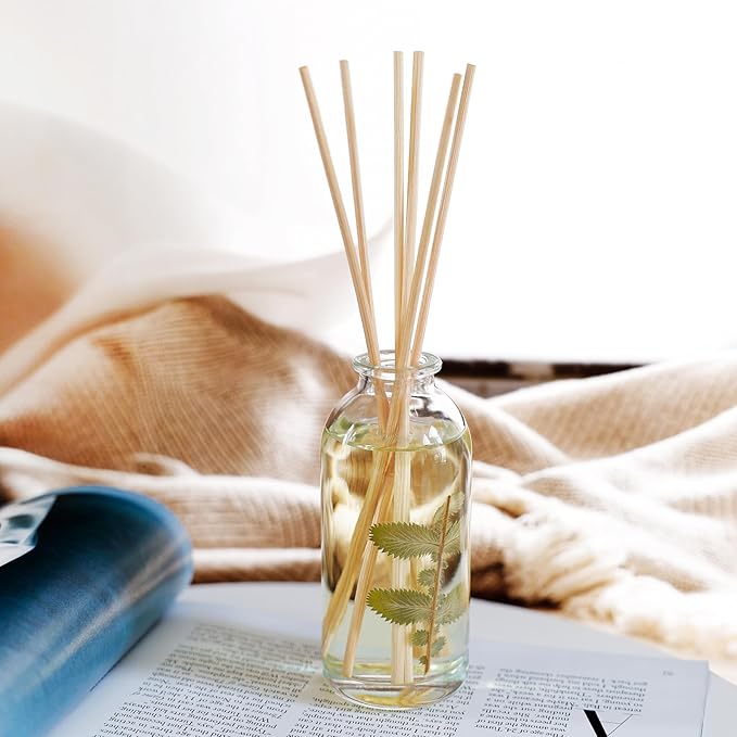 Urban Naturals Spring Blooms Scented Oil Reed Diffuser Refill | Free Set of Reed Sticks! Bulgarian Rose, Egyptian Jasmine, Blue Orchid, Lily of The Valley, Amber