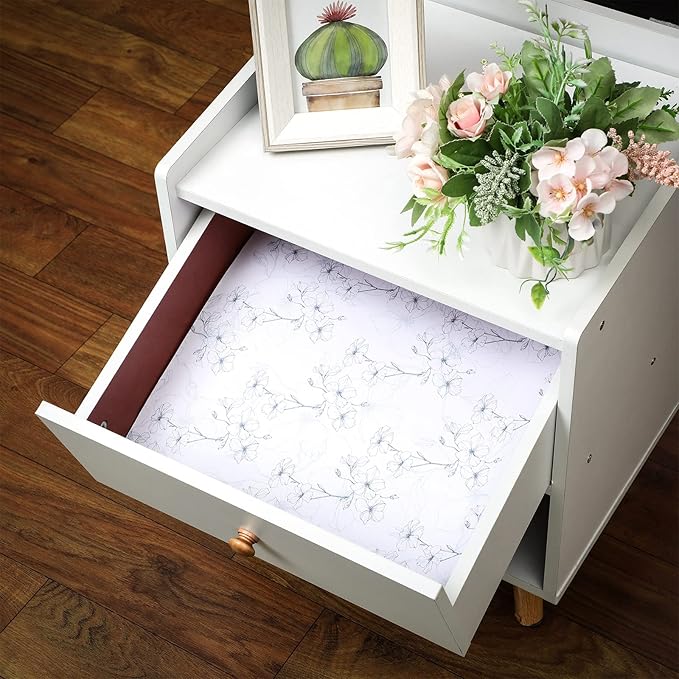 10 Sheets Drawer Liners for Dresser Scented Drawer Liners Non Adhesive Scented Paper for Fragrant Home Shelf Closet