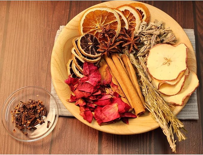 Simmering Potpourri, Potpourri Simmer Pot - Cinnamon, Cloves, Rosemary, Orange Slices, Apple Slice Perfect House Warming Hostess Gift