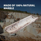 Koville Italian Natural Marble Incense Holder, Incense Holders for Sticks, Incense Burner Holder, Ideal for Meditation and Relaxing, Easy to Clean(Palissandro Classico)