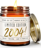 21st Birthday Gifts for Her - 'Limited Edition 2004' Soy Candle, w/Champagne on Ice I 21st Birthday Gifts for Women I 2004 21 Birthday Gifts for Her I 9oz Reusable Jar, 50Hr Burn, Made in USA