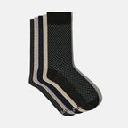 VRD Men’s Dress Socks, Bamboo 5-Pack Mens Socks, Mid Calf Length, Crew Socks Gift for Men Shoe Size 8-13
