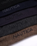 Nautica Mens Dress Socks - 5 Pack Breathable Comfort Stretch Crew-Length Work Socks for Men for Business Formal Wear (6-12.5)