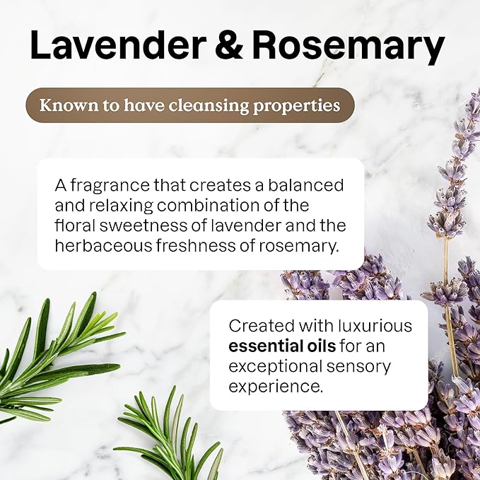 ATTITUDE All Purpose Cleaner, EWG Verified Multi-Surface Products, Vegan, Naturally Derived Multipurpose Cleaning Spray, Lavender and Rosemary, 16 Fl Oz