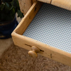Fragrant Fresh Linen SCENTED DRAWER LINERS in a DUCK EGG BLUE GINGHAM Design | Pack of 5 Sheets | Contains Essential Oils | MADE IN THE UK.
