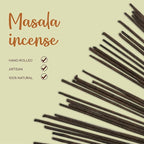 Yatra Indian Temple Incense Sticks - (120 Inscents Sticks) Spiritual Incense Kit | Blend of Floral & Sandal Insense Burn, Organic Incense Sticks Non Toxic | Use as Inciensos para Sacar Malas Energias