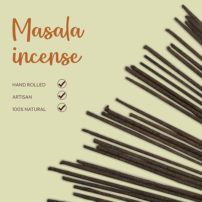 Yatra Indian Temple Incense Sticks - (120 Inscents Sticks) Spiritual Incense Kit | Blend of Floral & Sandal Insense Burn, Organic Incense Sticks Non Toxic | Use as Inciensos para Sacar Malas Energias