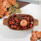 Fragrance Potpourri Bag Home Décor | Floral Petals Vase & Bowl Filler Decoration (Pumpkin Orange)