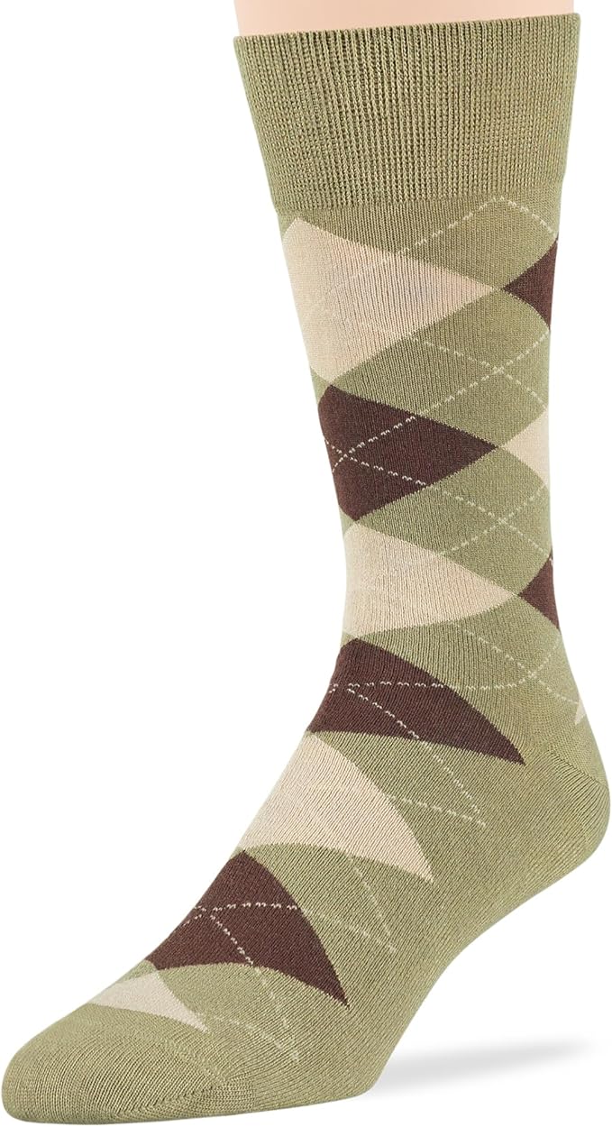 7BigStars Mens Dress Socks – 4 Pack Bamboo Crew Fit, Solid or Patterned, Thin Seamless Breathable Business