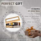 Danilovo Smudging Kit – 5 Palo Santo Sticks, 1 White Sage Smudge Stick, 50 Beeswax Taper Candles & Ceramic Candle Holder Set for Meditation, Cleansing, and Spiritual Practices