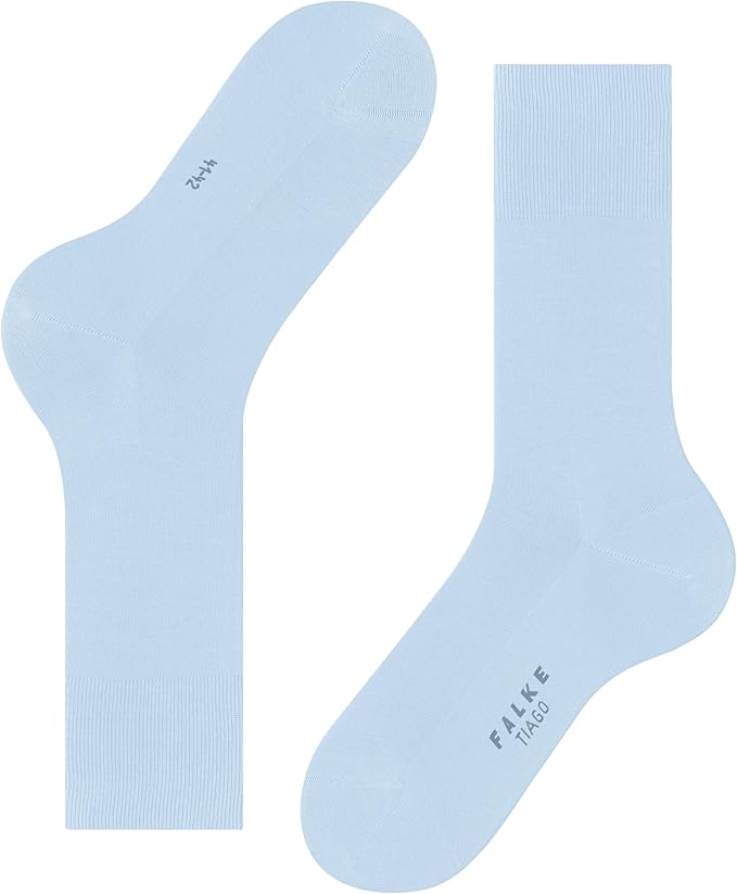 FALKE Men's Tiago Dress Socks, Sustainable Cotton, Crew, 1 Pair