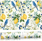 10 Sheets Drawer Liners for Dresser Scented Drawer Liners Non Adhesive Scented Paper for Fragrant Home Shelf Closet(Lemon Scent,Lemon Pattern)