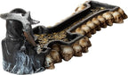 Grim Reaper Polyresin Incense Stick Holder Burner with Ash Catcher