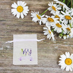 ABOOFAN 20pcs Empty Lavender Sachet Bags Organza Gauze Bags Small Drawstring Jewelry Pouches Party Favor Candy Bags