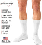 Cotton Dress Socks for Men – Comfortable Men’s Executive Socks – Classic Mid-Calf Dress Socks by Boardroom Socks