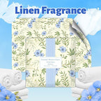 SCENTORINI Fresh Linen Drawer Liners Shelf Liners, 14.3 x 19.6 Inch 6 Sheets, Scented Drawer Liners for Dresser Bedroom Home Shelf Closet