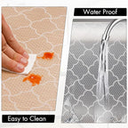 Cooyes Shelf Liner – Premium Non-Adhesive Cabinet & Drawer Liner for Kitchen – Waterproof Shelf Paper with Modern Pattern – Durable EVA Cabinet Mat – Easy to Cut
