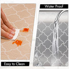 Cooyes Shelf Liner – Premium Non-Adhesive Cabinet & Drawer Liner for Kitchen – Waterproof Shelf Paper with Modern Pattern – Durable EVA Cabinet Mat – Easy to Cut