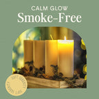 3" x 6" Yellow Pillar Candles (Set of 3) Unscented, Solid Color, Hand Crafted Weddings, Home Decoration, Restaurants, Spa, Church, Holiday Candle Gift