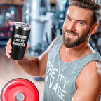 Father's Day Dad Gifts from Daughter – 20oz Navy Blue Stainless Steel Tumbler | Birthday & Christmas Gift for Bonus Dad Husband Father Coffee Mug