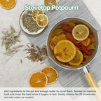 Potpourri Simmering, Spa Day Stovetop Potpourri with Cinnamon, Lemongrass, Orange, Lemon, Rosemary and Sage, Simmer Pot Ingredients for Home Fragrance, Housewarming, Hostess Gift