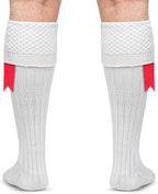 DSS KILTS-Kilt Hose, Tradional Scottish Kilt Scocks Wool Blend, Bubbled Design Kilt Socks for USA Shoe Sizes