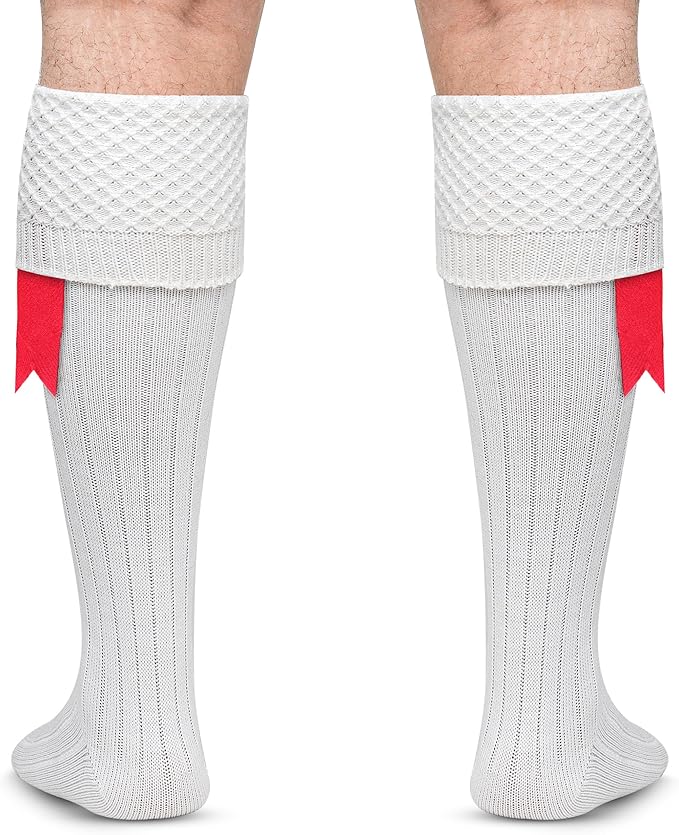 DSS KILTS-Kilt Hose, Tradional Scottish Kilt Scocks Wool Blend, Bubbled Design Kilt Socks for USA Shoe Sizes