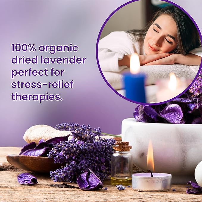 28 Pack Organic Lavender Sachet Bags for Drawers and Closets - Natural Fresh Dried Lavender French Potpourri Bags for Clothes Storage - Scented Sachets for Drawers, Wardrobes, Cars & Home.