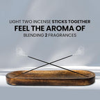 Incense Holder-Incense Burner/Ash Catcher-Handmade Wooden Insence Tray Home Decor 11x4x1.2 Inches