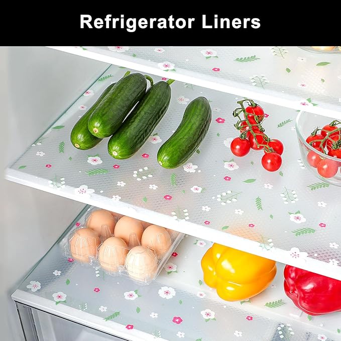 Cooyes Shelf Liner – Premium Non-Adhesive Cabinet & Drawer Liner for Kitchen – Waterproof Shelf Paper with Modern Pattern – Durable EVA Cabinet Mat – Easy to Cut