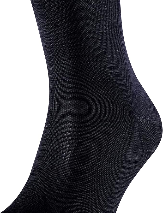 FALKE Men's Tiago Dress Socks, Sustainable Cotton, Crew, 1 Pair