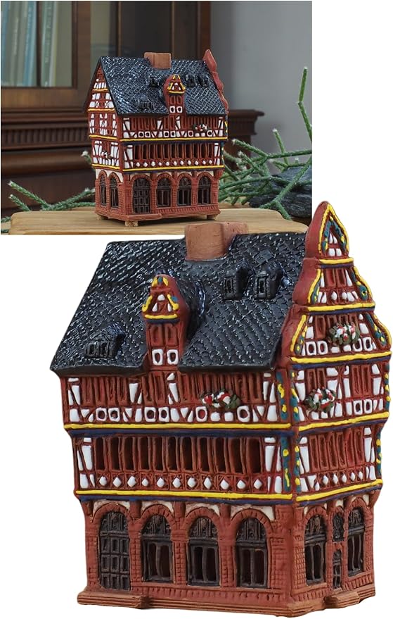 Ceramic Art Cone Incense Holder Room Decoration Handcrafted Collectible Miniature