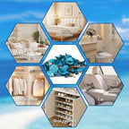 SCENTORINI Potpourri Bags, Potpourri Bowl Filler, Blue Vase Filler, 10.44 oz Ocean Scented Bowl Fillers for Home Decor, Coastal Bathroom Beach Decor