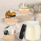 ACITHGL 36 Pcs 4oz Mini Mason Jar Candles Small Scented Candles Bulk Aromatherapy Ideal Souvenir Favors for Wedding Birthday Party (Vanilla, Lilac, Gardenia, Black)