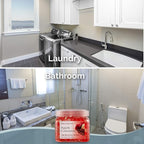 SMELLS BEGONE Odor Eliminator Gel Beads - 12 oz, Pack of 6 - Eliminates Odor in Bathrooms, Cars, Boats, RVs & Pet Areas - Air Freshener - Made with Essential Oils - Apple Cinnamon Scent