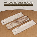 Koville Marble Incense Holder, Incense Holder for Sticks, Incense Sticks Holder Ash Catcher for Meditation Yoga SPA, Natural Stone Incense Burner, Home Table Decor