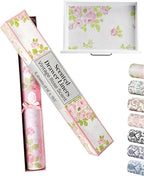 Drawer Liners for Dresser - 14" x 19.5" (Vintage Charm) Vintage Rose Scented Paper Liner for Bedroom & Bathroom Drawers - Non-Adhesive Shelf Paper for Cabinets - Pack of 6