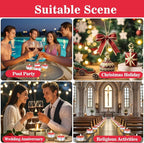 Red Tea Lights Candle Set - 25 Pcs Mini Tealight Candles Unscented Votive Soy Candle for Home, Pool, Shabbat, Wedding, Emergencies, Christmas