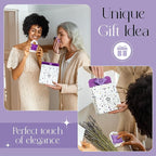 Lamiale Croatian Lavender 10 Scented Sachets for Drawers and Closets – Handmade Sachets, Natural Air Freshener, Moth Repellent, Ideal Gift for Her, Valentine's Day, Housewarming, Mother's Day.