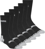 PUMA mens 6 Pack Crew Socks