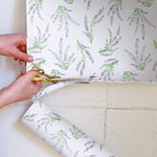 Fragrant Lavender Scented Drawer Liners in a Floral Design with Lavender Essential Oils (Folded) | Pack of 5 Sheets | Contains Essential Oils | Made in The UK