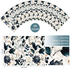 10 Sheets Drawer Liners for Dresser Scented Drawer Liners Non Adhesive Scented Paper for Fragrant Home Shelf Closet(Linen,Dark Style)