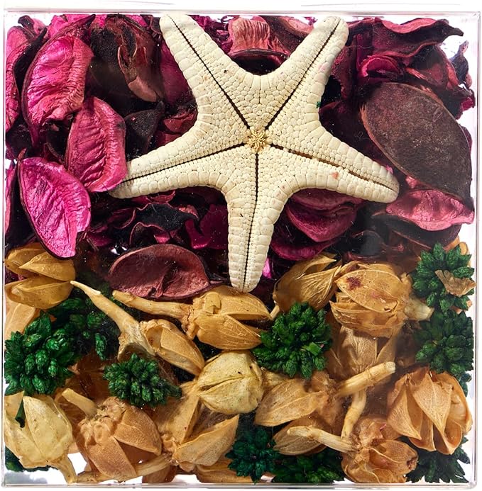 Rose Scented Potpourri - Long-Lasting Bowl & Vase Filler | Pink Dried Flowers | Home Fragrance Décor for Bathroom, Living Room, Bedroom, Office (4.9oz/140g)