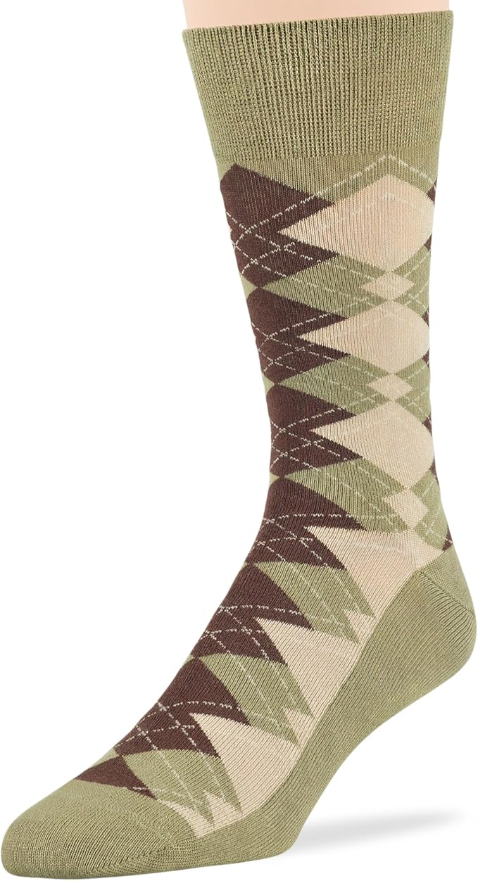 7BigStars Mens Dress Socks – 4 Pack Bamboo Crew Fit, Solid or Patterned, Thin Seamless Breathable Business
